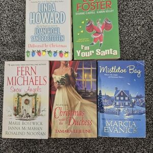 Assorted Holiday Romance Paperback Book Set - Mixed Colors